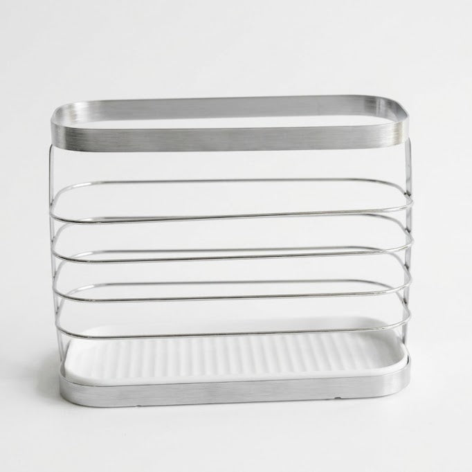 2 in 1 Stainless Steel and Acrylic Spoon Holder at Zubaidas Homestore Best for Home Shopping