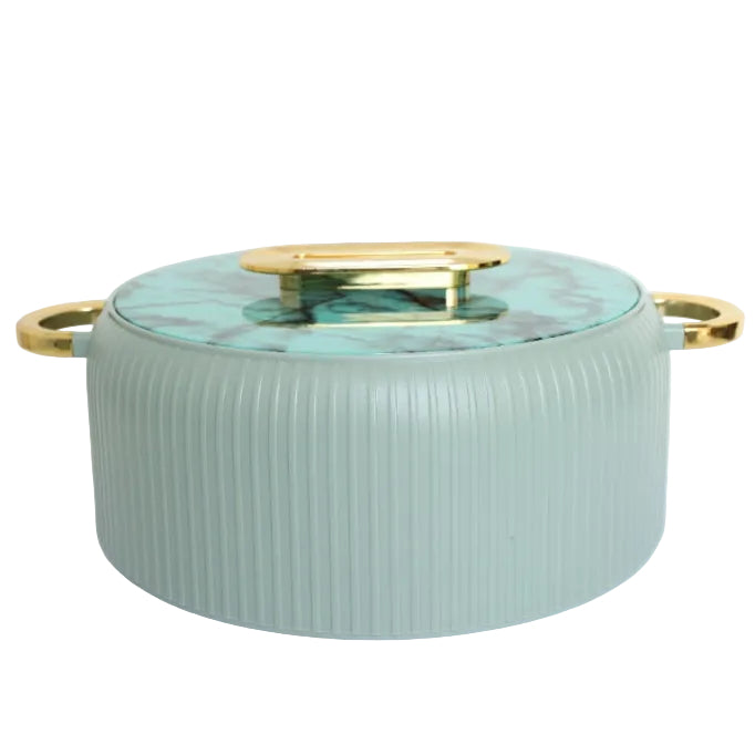 3-Piece Insulated Hot Pot Set With Marble Finish Lid Green at Zubaidas Homestore Best for Home Shopping