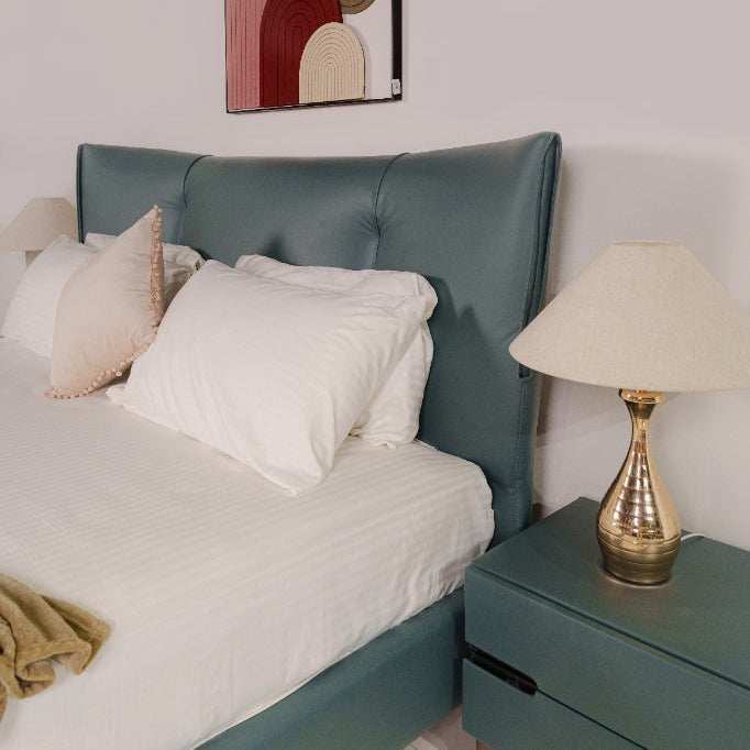 Zhomes Bed Victor Storm Teal at Zubaidas Largest Homestore Pakistan