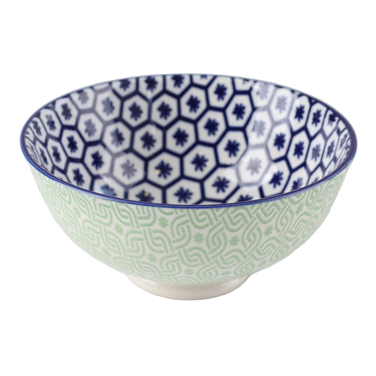 Danny Home 10Pcs Ceramic Bowl Multi Color 12cm. Number 1 Homestore for Home Shopping