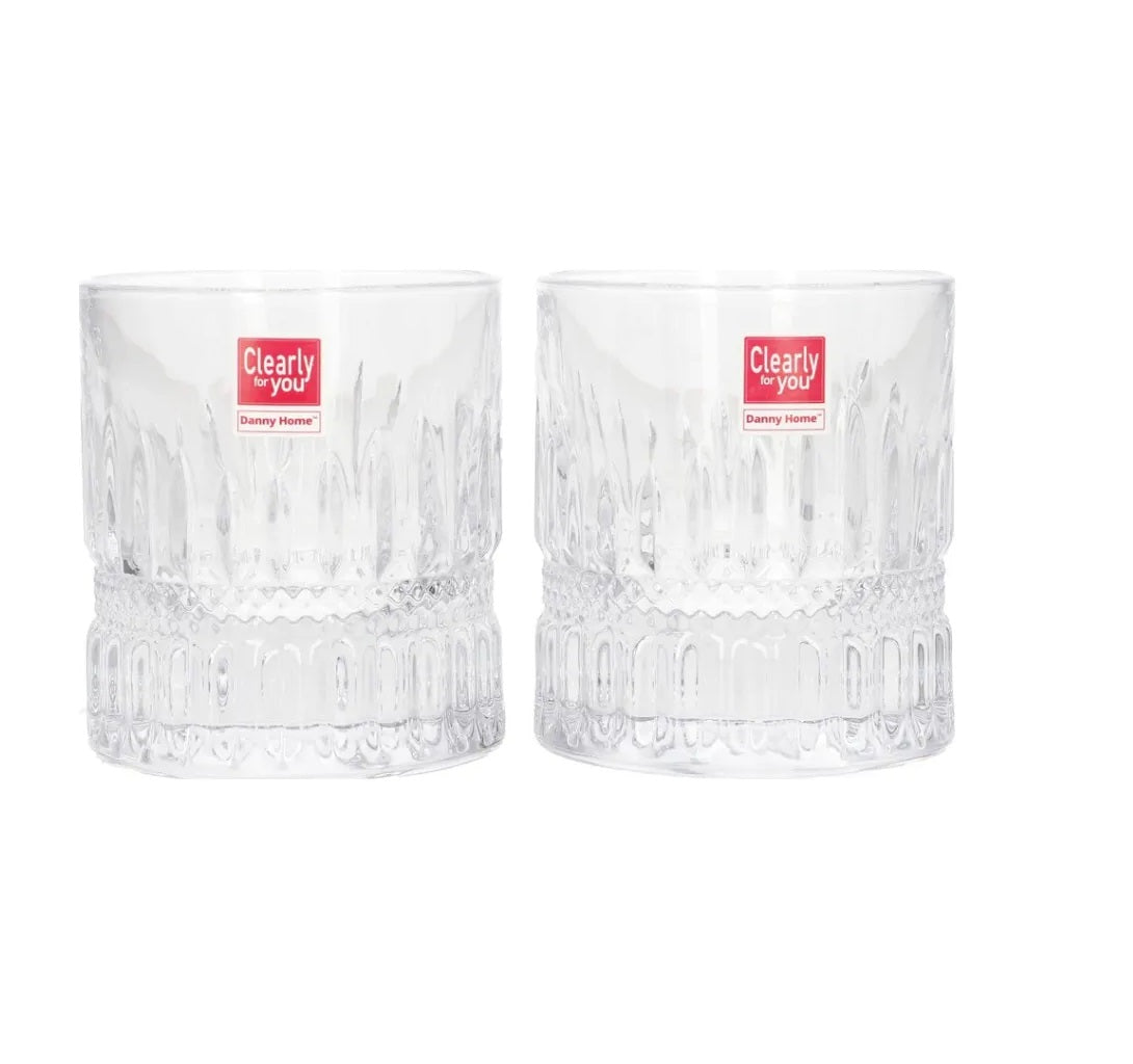 Danny Home 2 Pcs Whisky Glass Set 200ml at Zubaidas Homestore Best for Home Shopping