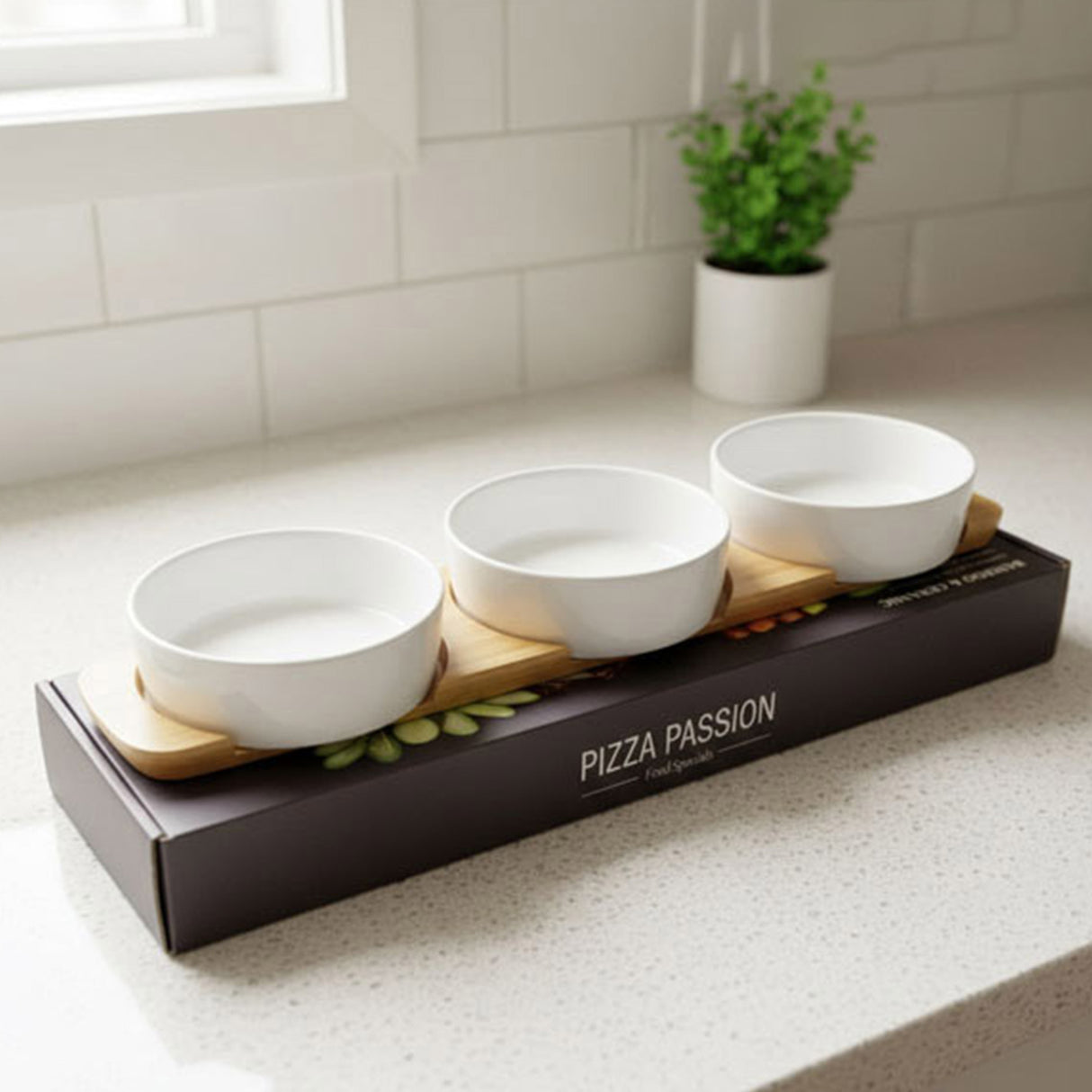 Danny Home 4Pcs Pizza Passion Topping Platter. Best Homestore for Home Shopping