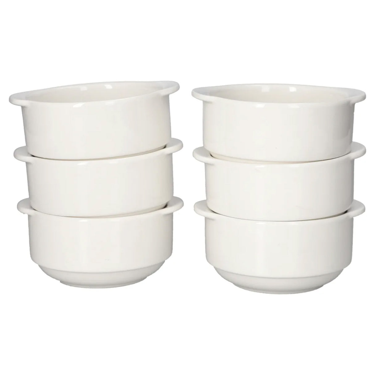 Danny Home 6Pcs Ceramic Soup Bowl Set Without Handle 12.7cm. Best Destination for Home Shopping
