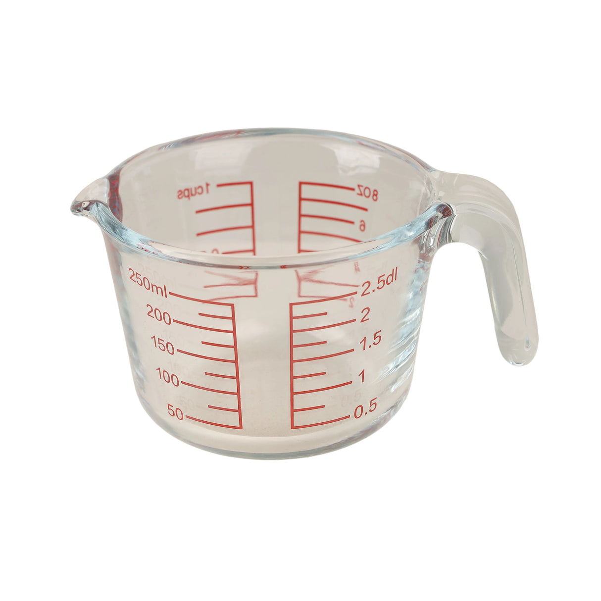 Danny Home Borosilicate Glass Measuring Cup 250ml at Zubaidas Homestore Best for Home Shopping