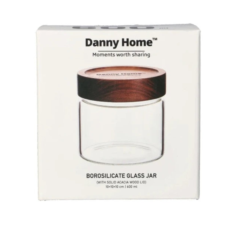 Danny Home Borosilicate Sealed Glass Jar 600ml at Zubaidas Homestore Best Place for Home Shopping