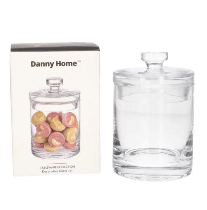 Danny Home Decorative Cookie Glass Jar 14cm at Zubaidas Homestore