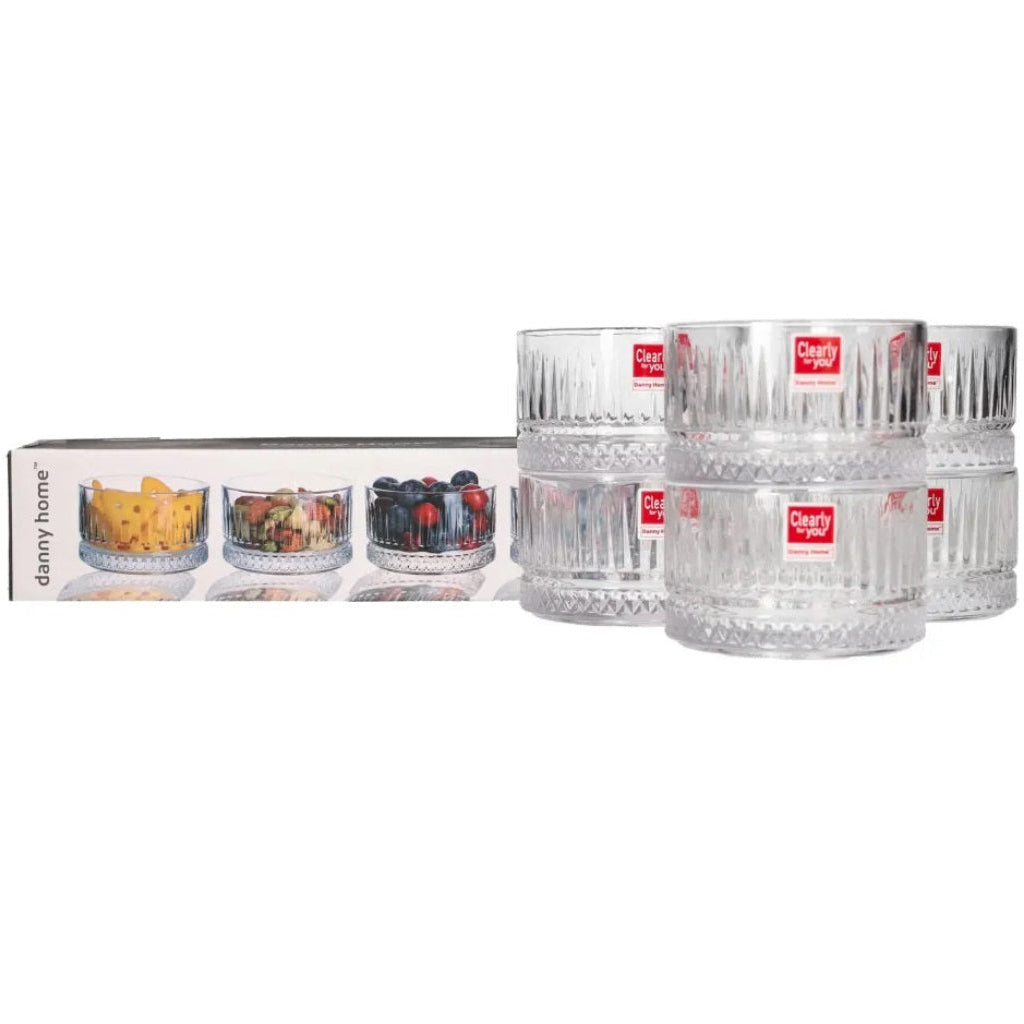 Danny Home Dessert Glass Cup Set 6pcs 230ml at Zubaidas Homestore