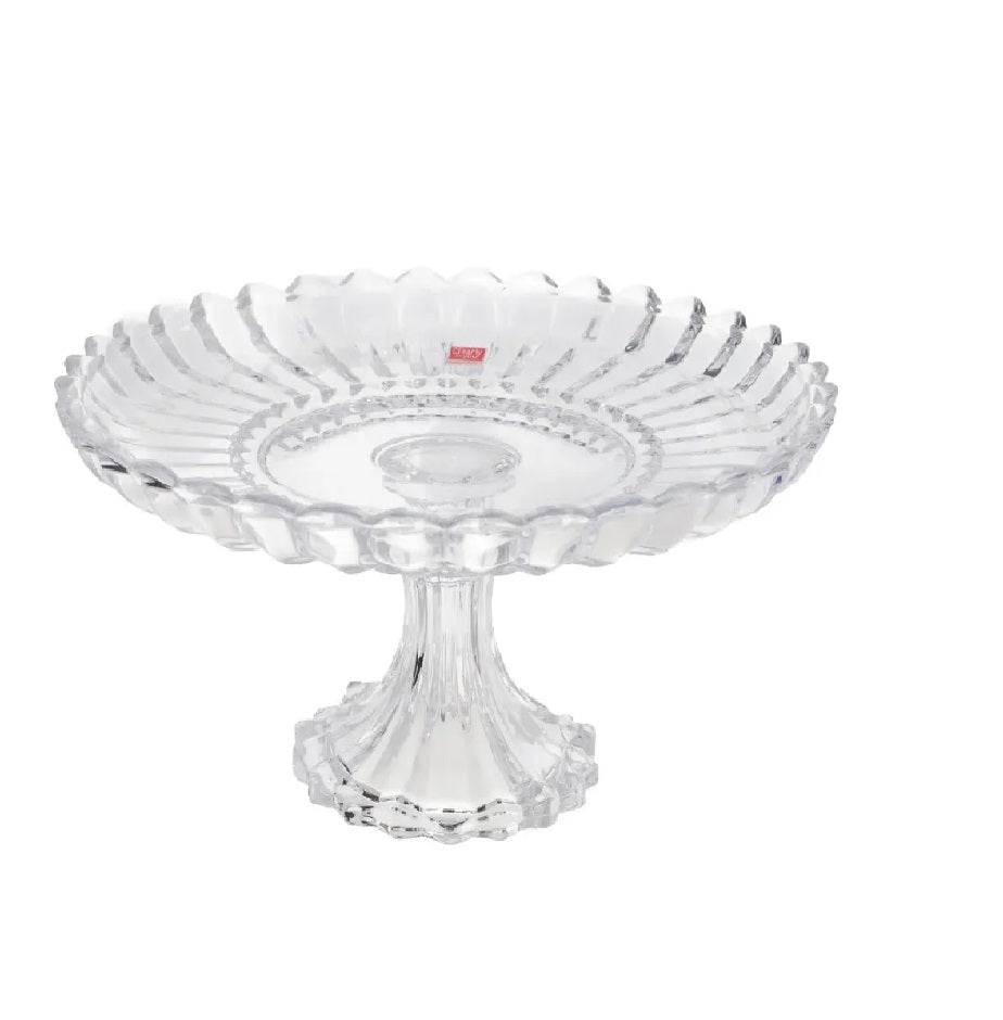 Danny Home Glass Salad Footed Bowl 29.8cm at Zubaidas Homestore Best for Home Shopping