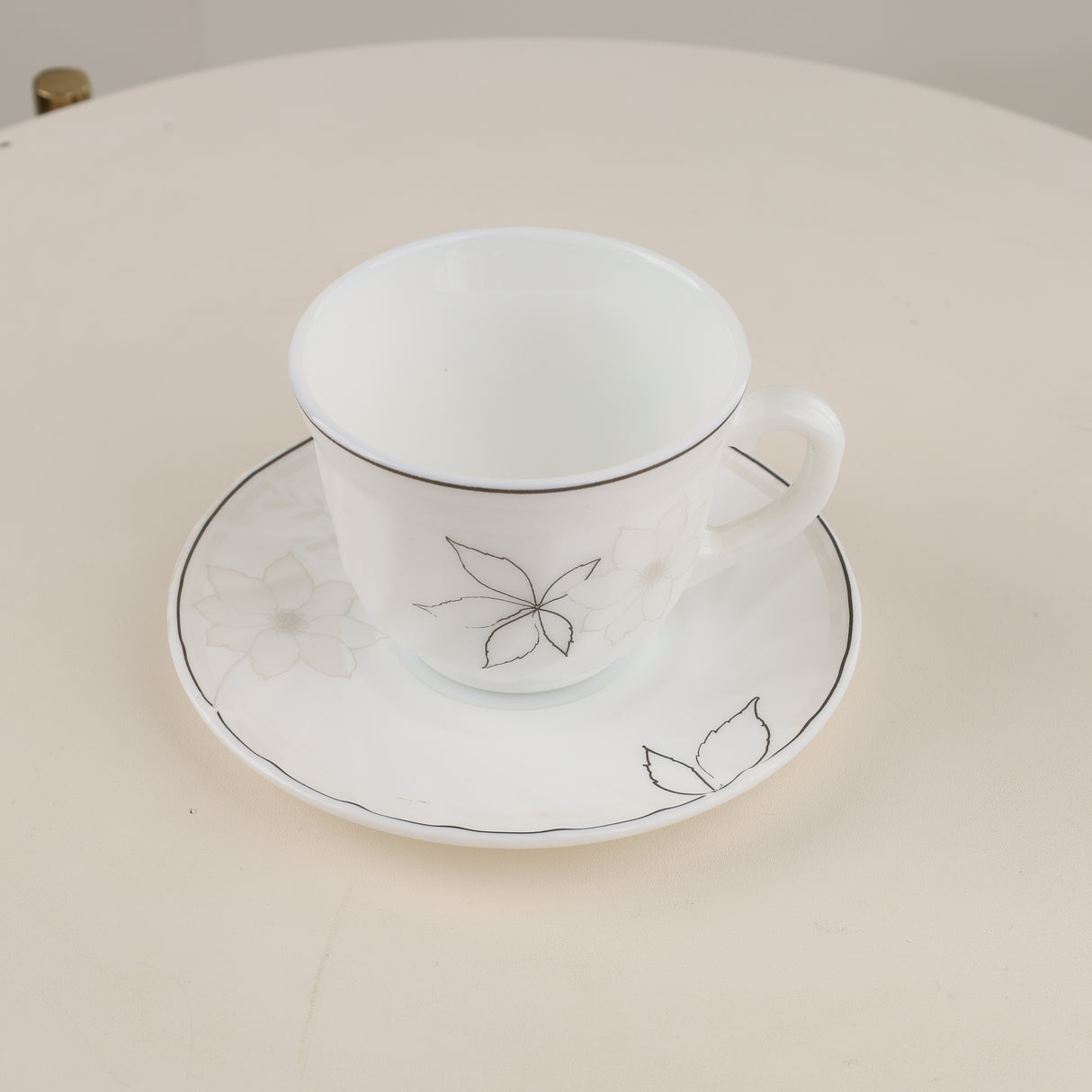 Danny Homes Cup and Saucer Set 6 Pieces Floral Line-Art. #1 Home store for Home Shopping