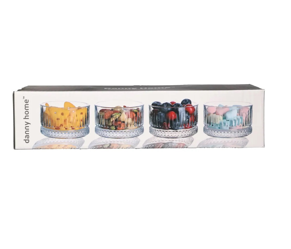 Danny Home Dessert Glass Cup Set 6pcs 230ml at Zubaidas Homestore Best for Home Shopping