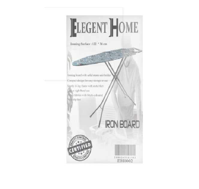 Elegant Home Iron Board 122x34cm at Zubaidas homestore - Pakistan's Favorite Destination for Home Shopping