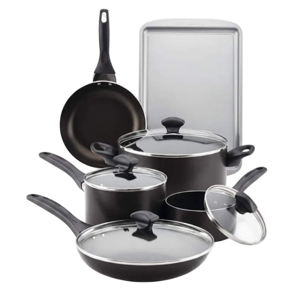 Farberware 15 Pieces Dishwasher Safe Non-Stick Cookware Set at Zubaidas Homestore