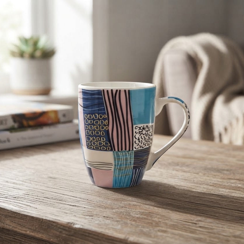 Abstract Art Ceramic Coffee Mug at Zubaidas Homestore