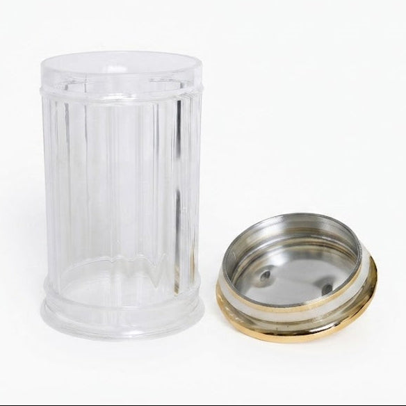 Acrylic 3 Pieces Airtight Jar Set of 3 Gold at Zubaidas Homestore Online Pakistan
