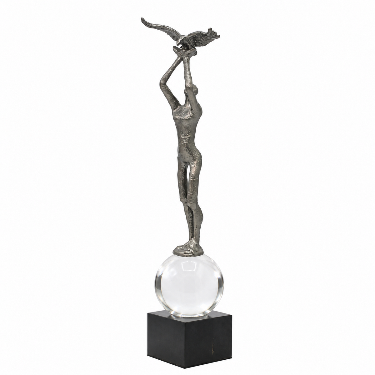 Modern Woman and Bird Sculpture at Zubaidas Homestore Pakistan