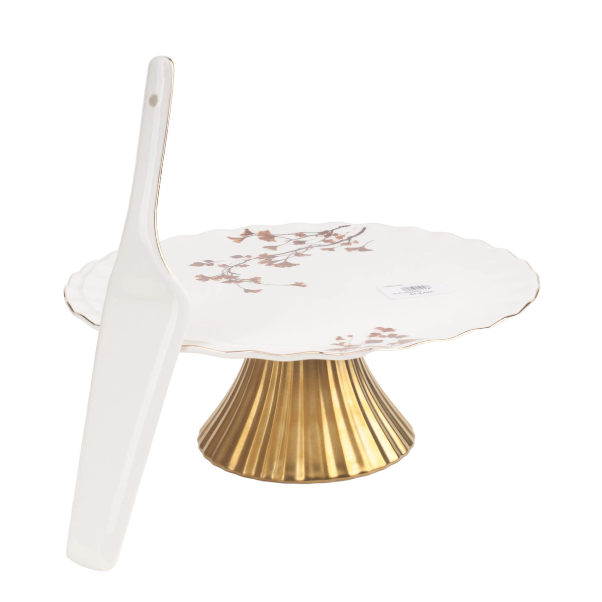 Angela Floral Cake Dish With Lifter 26.6cm at Zubaidas Homestore Pakistan