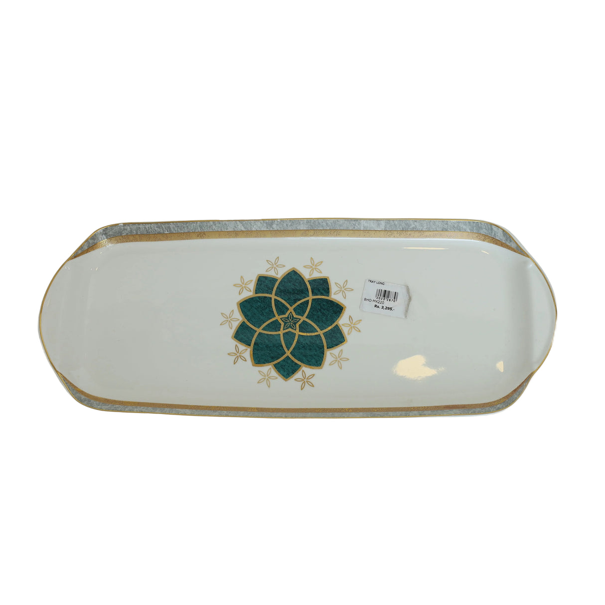 Angela Long Serving Tray Floral Pattern at Zubaidas Homestore Best for Home Shopping Pakistan