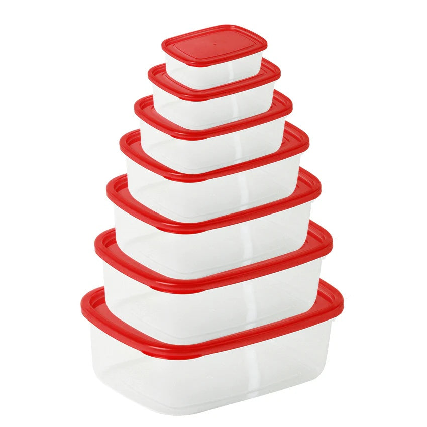 Appollo Crisper Food Container Bundle Pack of 7 at Zubaidas Homestore Online Pakistan