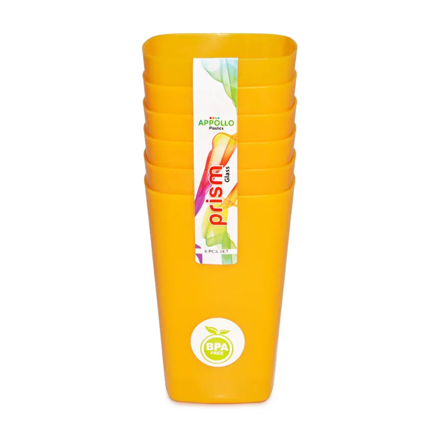 Appollo Prism Glass M1 250ml Pack of 6 at Zubaidas Homestore Pakistan
