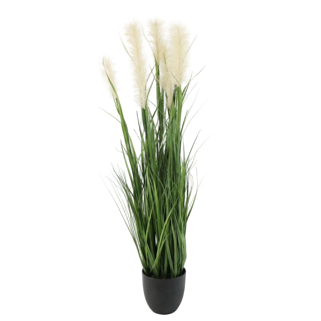 Artificial Pampas Reed Grass Potted Plant Green at Zubaidas Homestore Pakistan