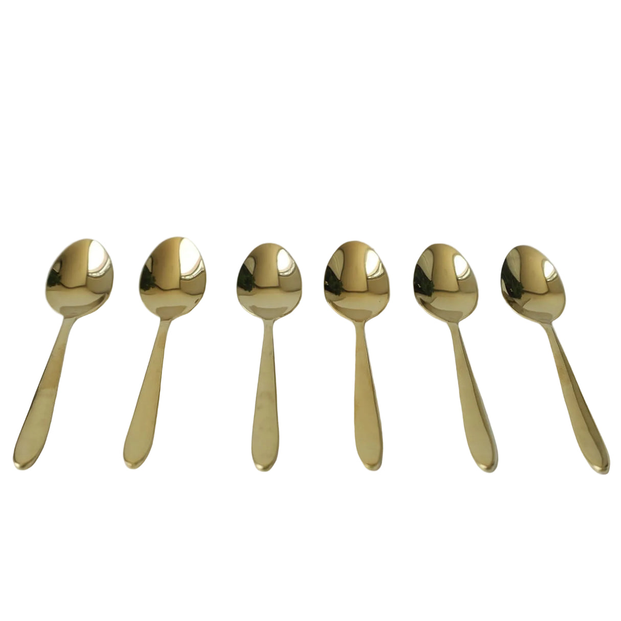 AYD 6 Pieces Coffee and Tea Spoon Set Golden at Zubaidas Homestore online Pakistan