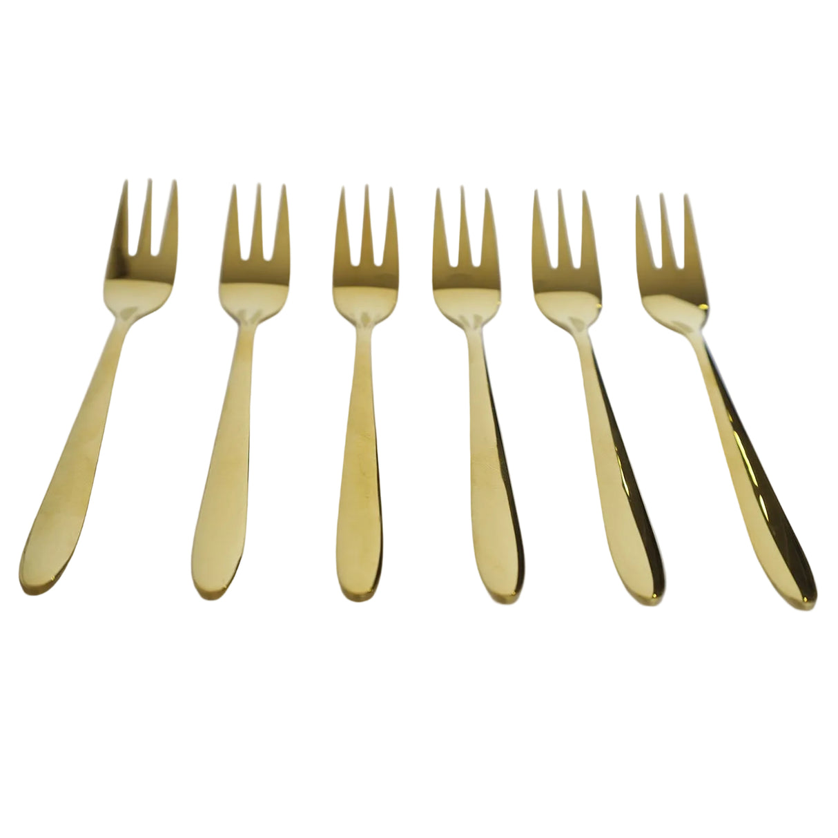 AYD 6 Pieces Fork Set Glossy Gold at Zubaidas Homestore Online Pakistan