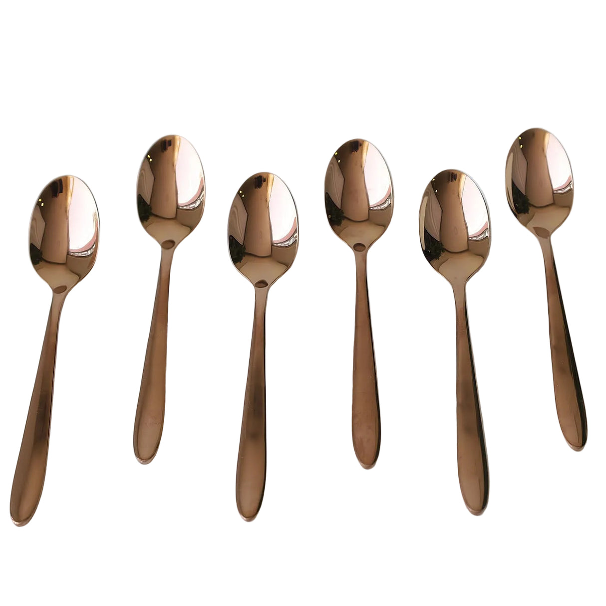 AYD 6 Pieces Spoon Set Glossy Rose Gold at Zubaidas Homestore Pakistan