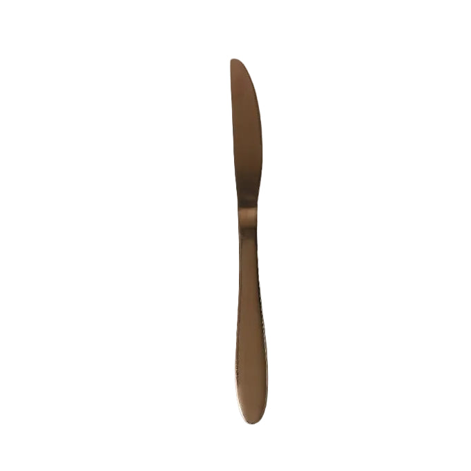 AYD 6pcs Table Knife Set 4mm Rose Gold Stainless Steel at Zubaidas Homestore Best for Home Shopping