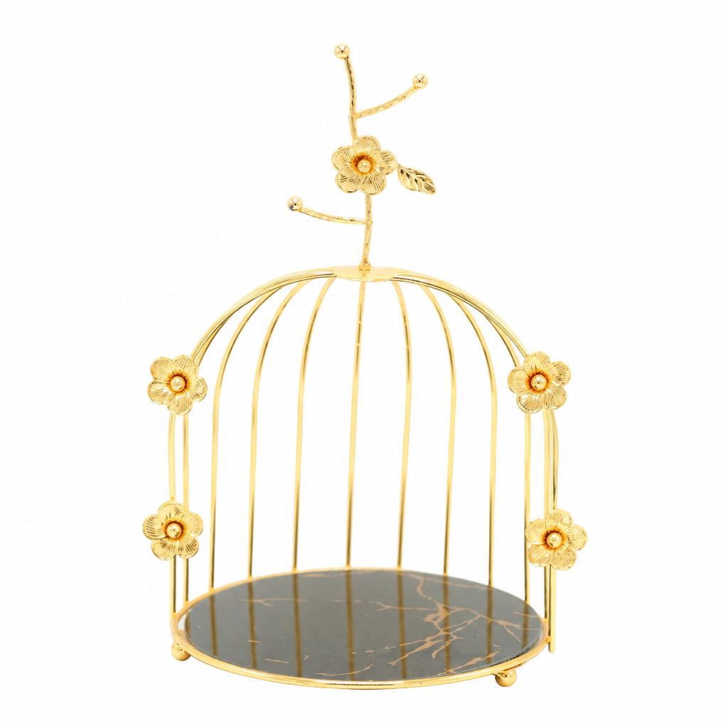 Bird Cage Decorative Dessert Serving Stand Golden at Zubaidas Homestore. Best Online Homestore in Pakistan