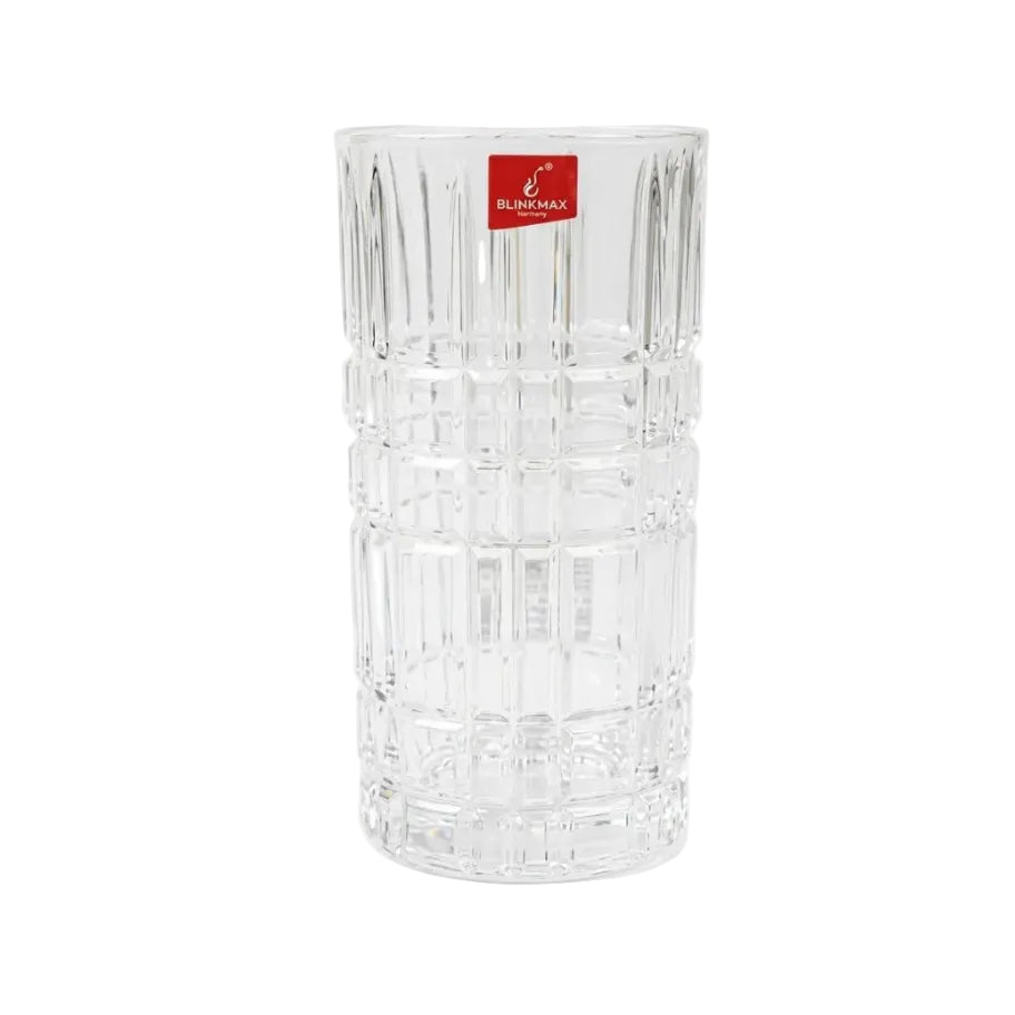 Blinkmax 6 Piece Grid Cut Crystal Glass Set at Zubaidas Homestore Best for Home Shopping