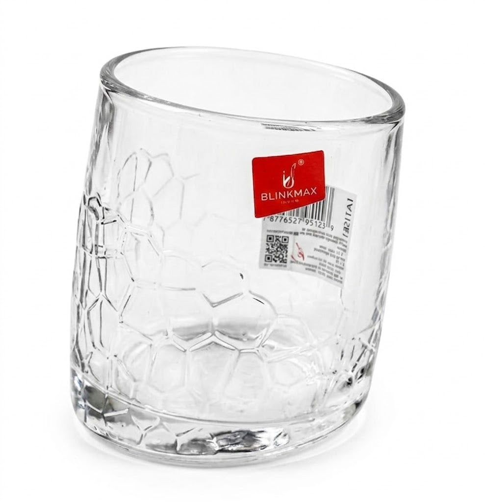 Blinkmax Honeycomb Pattern Glass Set at Zubaidas Homestore Pakistan