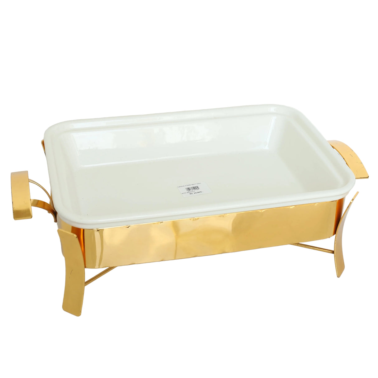 Brilliant 2Ltr Buffet Serving Dish With Candle Stand Medium at Zubaidas Homestore Online Pakistan