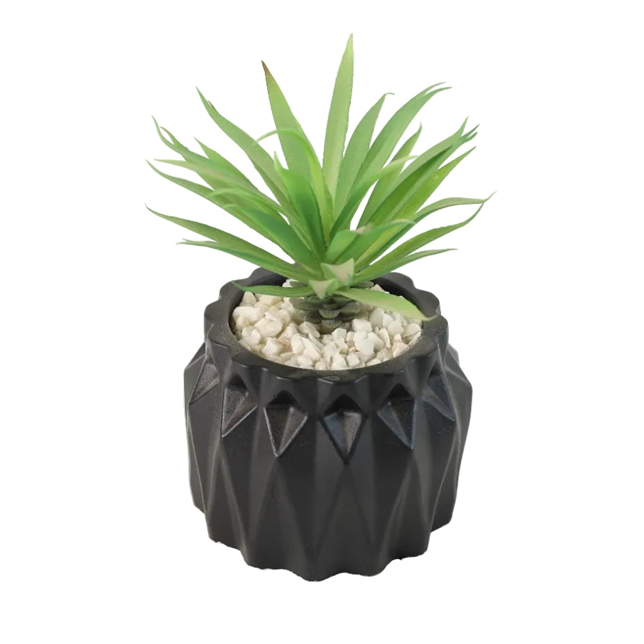 Bushy Planter Decorative Sable Pot Matt Black Zubaidas Homestore Online Pakistan