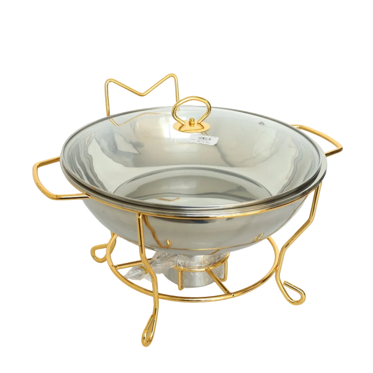 Chafing Food Warmer Gold 6 Liter Stainless Steel at Zubaidas Homestore Best for Home Shopping