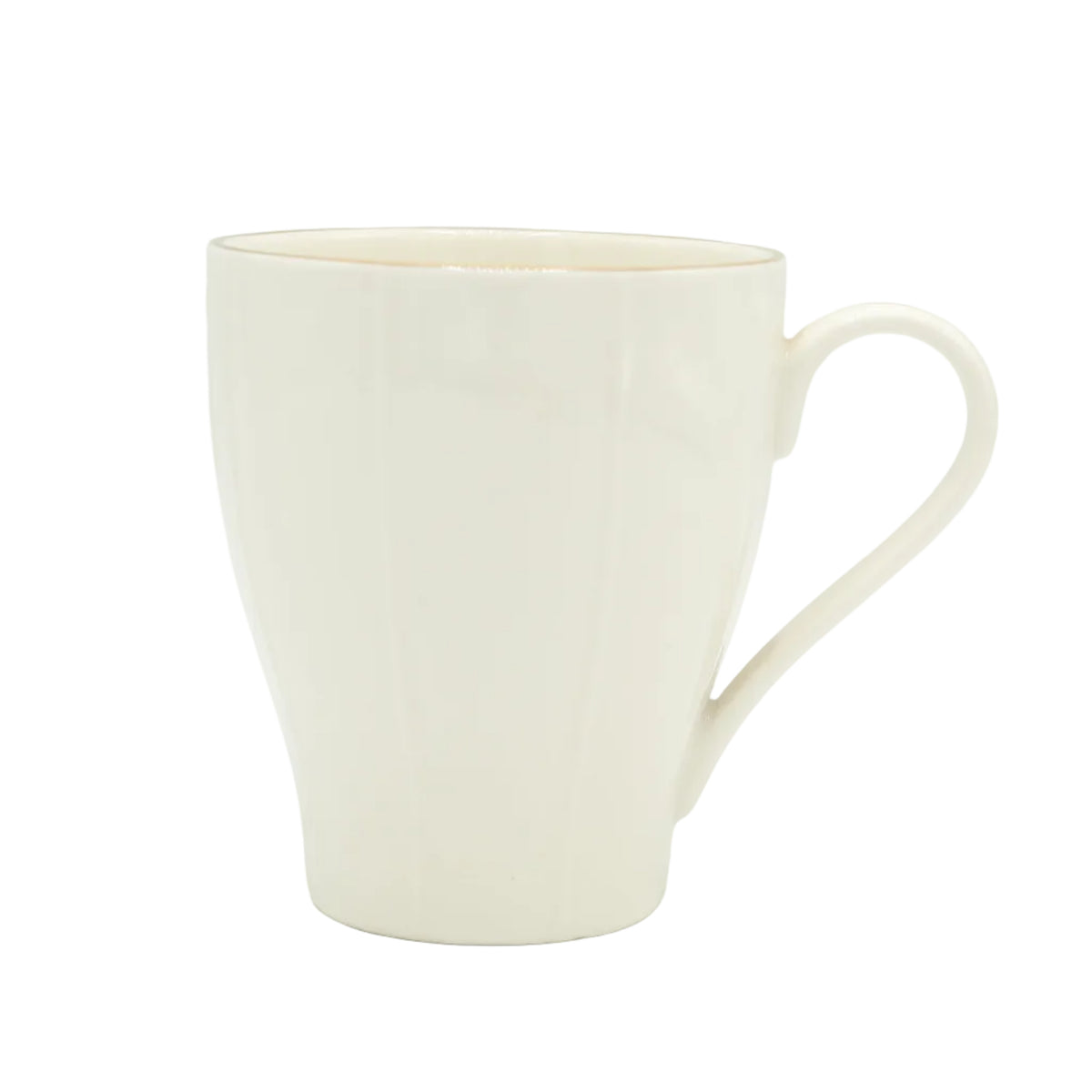 Classic Fluted Ceramic Coffee Mug at Zubaidas Homestore Pakistan