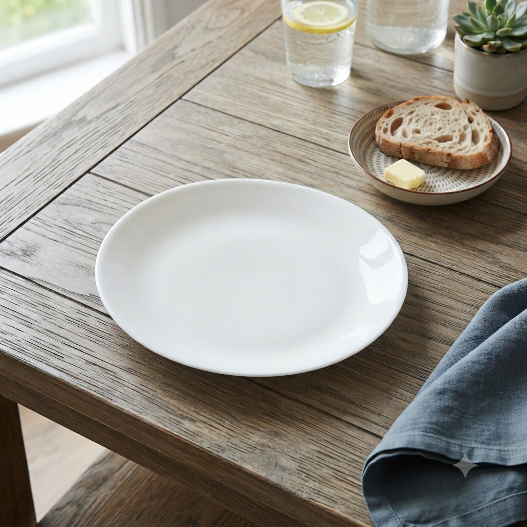 Corelle Winter Frost White Serving Platter 31cm at Zubaidas Homestore Pakistan