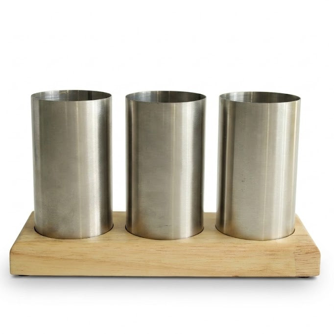 Cutlery Holder with Bamboo Wood Tray at Zubaidas Homestore Pakistan