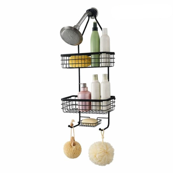 Danny Home 3 Tier Hanging Shower Caddy with Soap Dish at Zubaidas Homestore