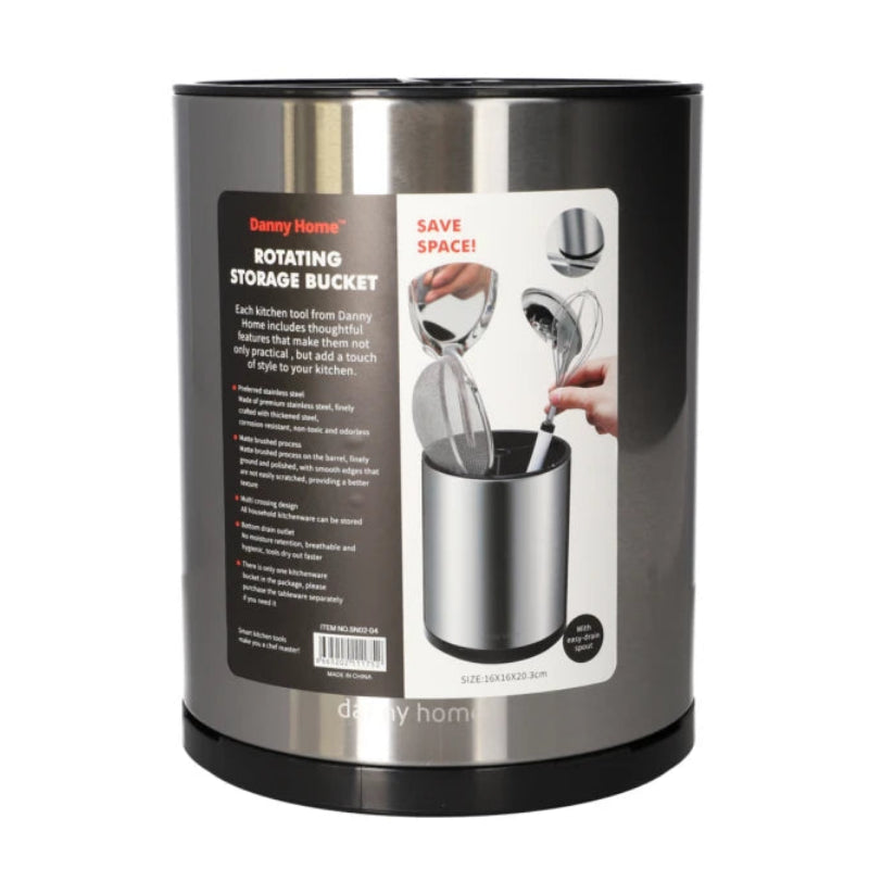 Danny Home 360 Rotating Storage Bucket 20.3cm at Zubaidas Homestore