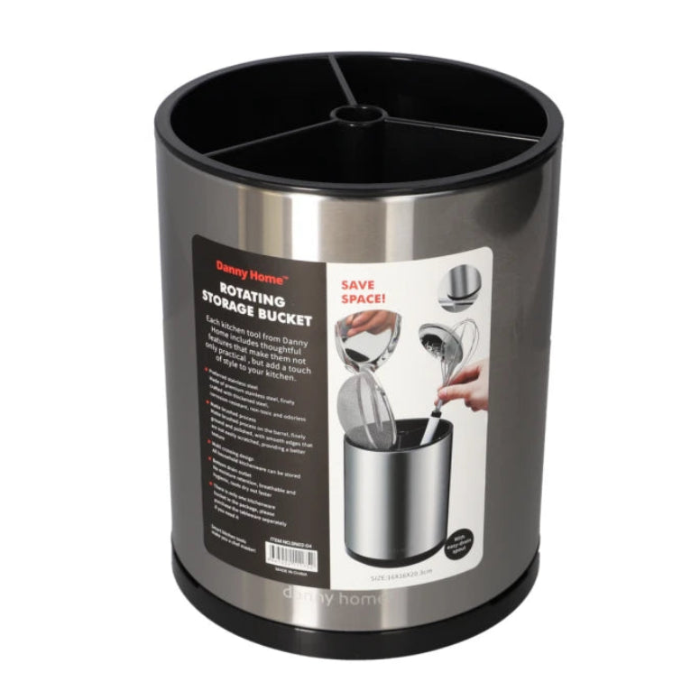 Danny Home 360 Rotating Storage Bucket 20.3cm at Zubaidas Homestore Pakistan