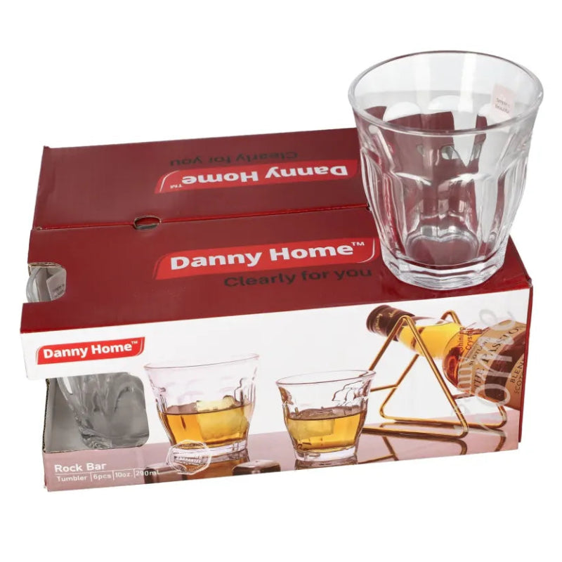Danny Home Baharla Shining 6 Pieces Glass Set 290ml at Zubaidas Homestore #1 Homestore In Pakistan