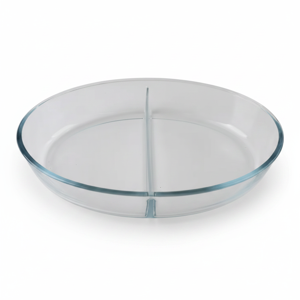Danny Home Baking Tray Oval with Divider 2.2L at Zubaidas Homestore