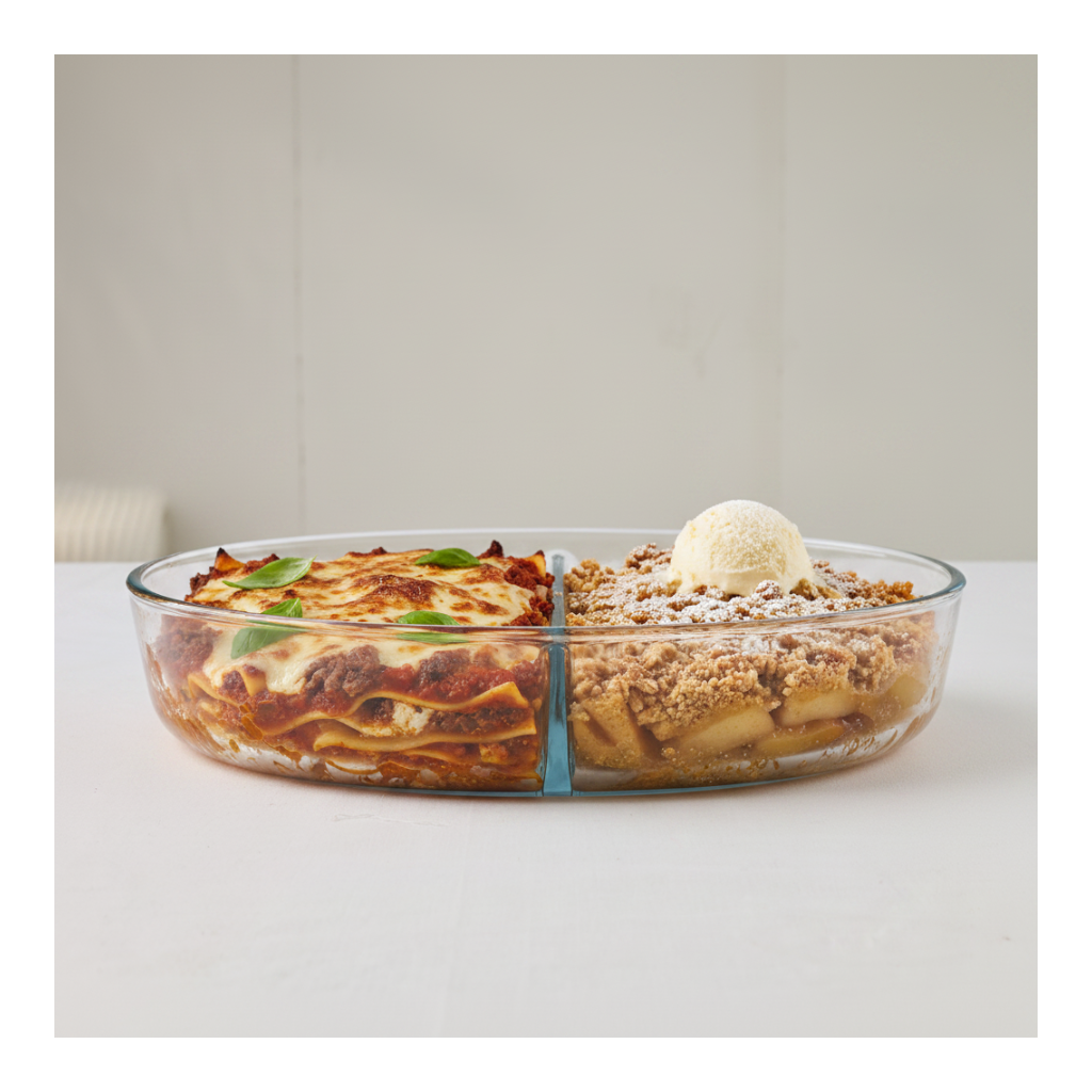 Danny Home Baking Tray Oval with Divider 2.2L at Zubaidas Homestore Pakistan