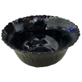 Danny Home Black Opal Glass Salad Bowl 18cm at Zubaidas Homestore Pakistan