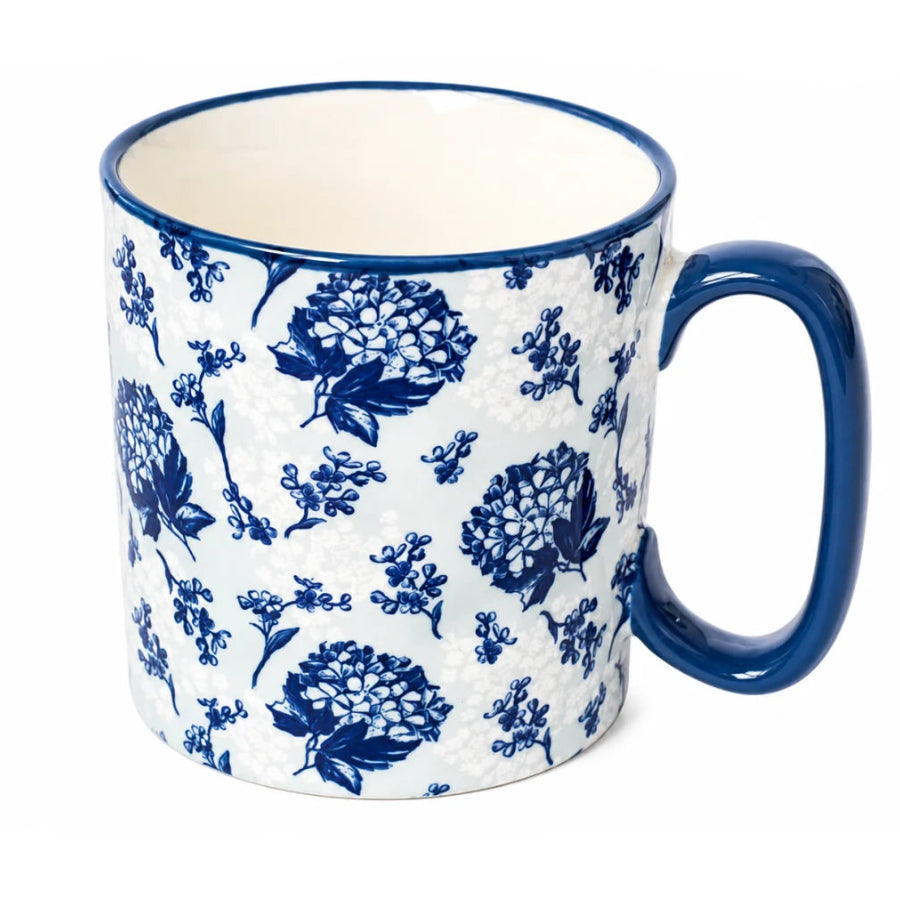 Danny Home Blue Floral Ceramic Mug 450ml Zubaidas Homestore Pakistan