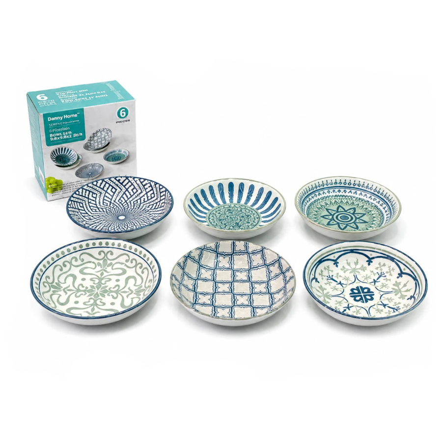 Danny Home Bohemian Sauce Dish Set 6 Pieces 9.8cm at Zubaidas Homestore
