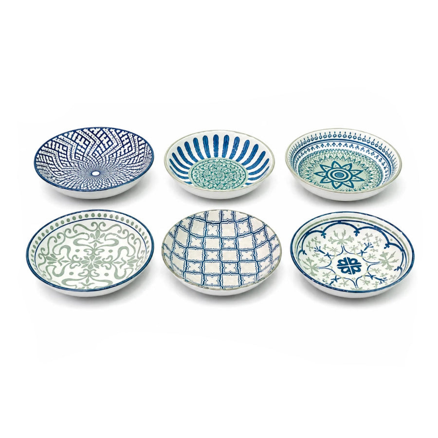Danny Home Bohemian Sauce Dish Set 6 Pieces 9.8cm at Zubaidas Homestore Pakistan