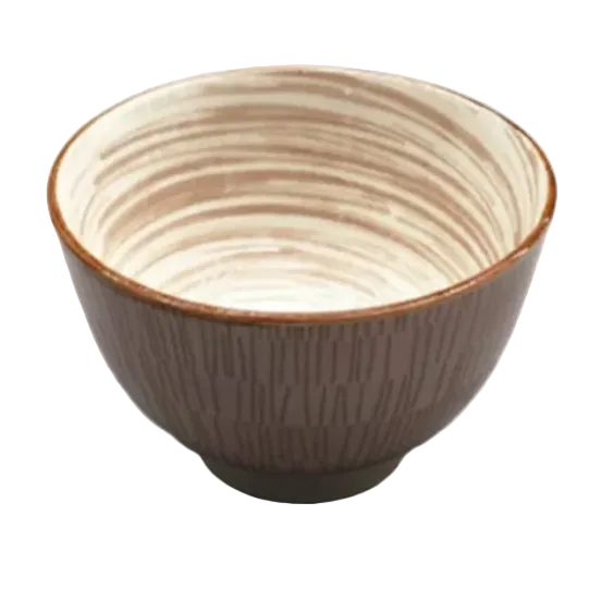 Danny Home Brown Patterned Ceramic Bowl 11.4cm at Zubaidas Homestore Pakistan