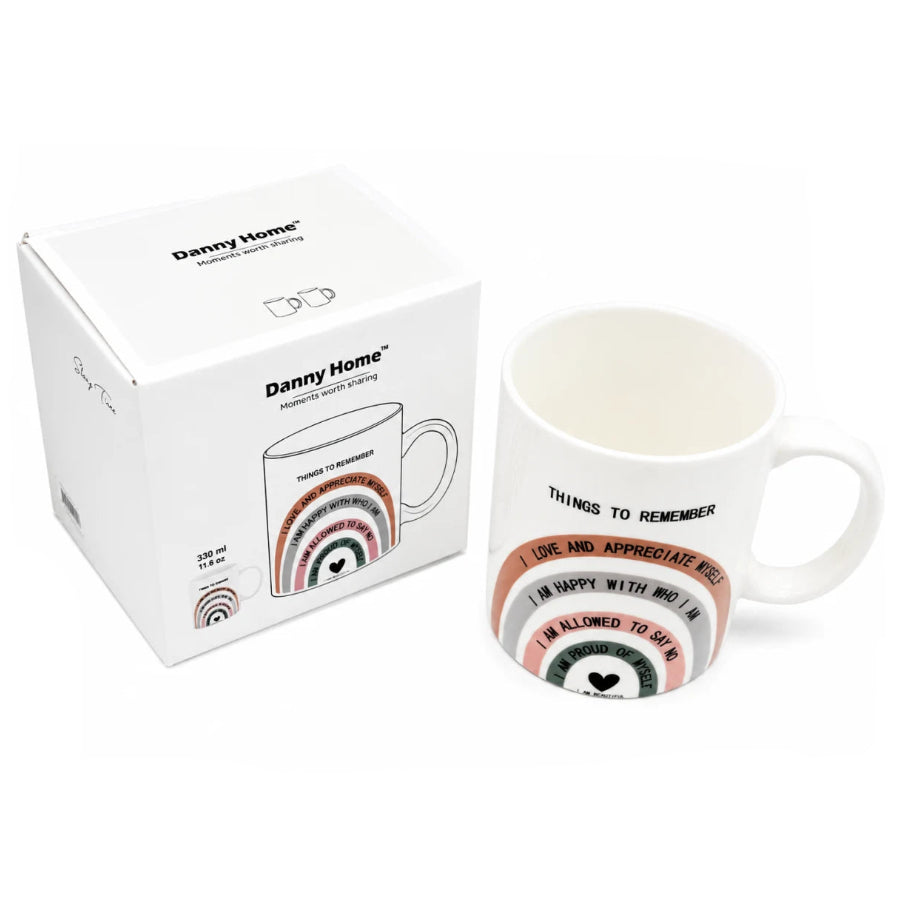 Danny Home Ceramic Coffee Mug 330ml White at Zubaidas Homestore Pakistan