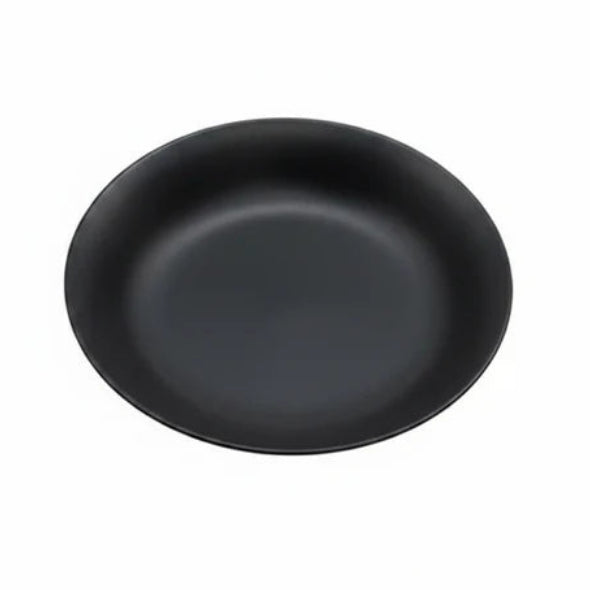 Danny Home Ceramic Deep Dinner Plate 20cm Matte Black at Zubaidas Homestore Pakistan